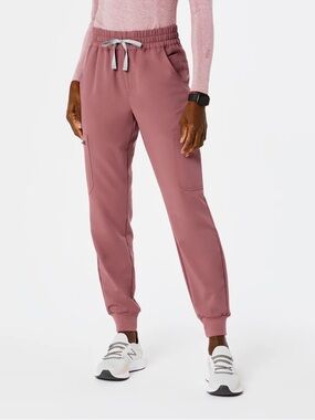 Figs mauve high waisted Uman relaxed jogger scrub pants